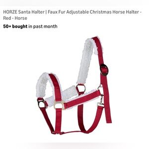 NWT - Red & White Horse Halter